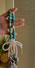 Teal keychain