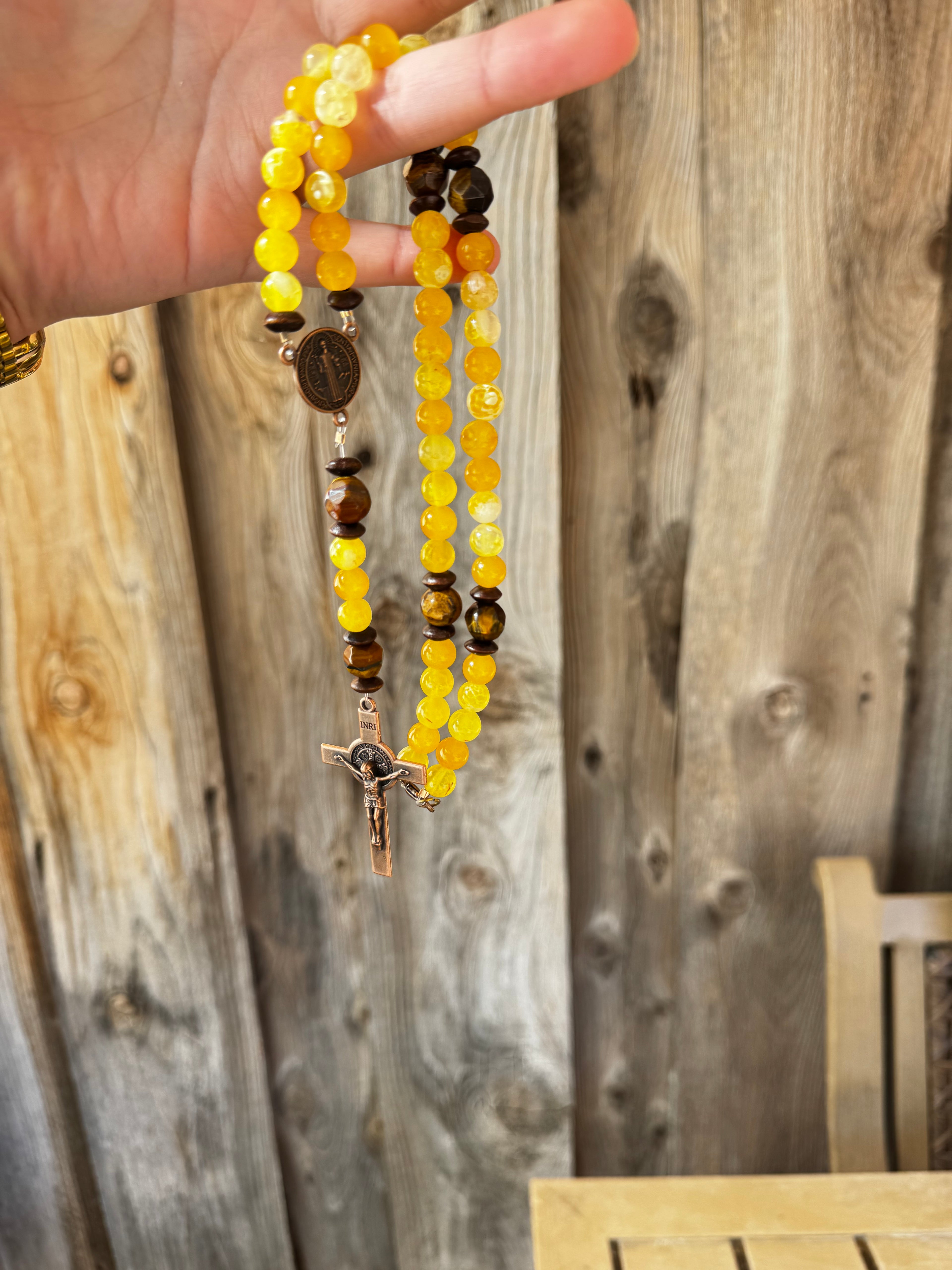 Virgin Mary Rosary Options